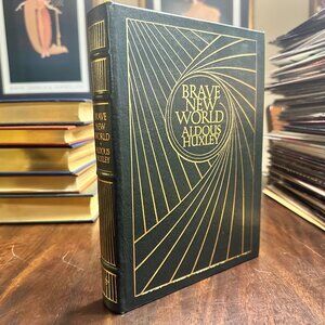 Brave New World By Aldous Huxley Leather-Bound Easton Press